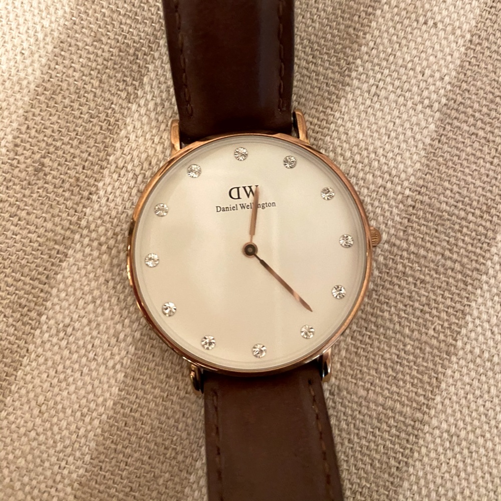 Daniel Wellington Bristol Quartz White Dial Watch